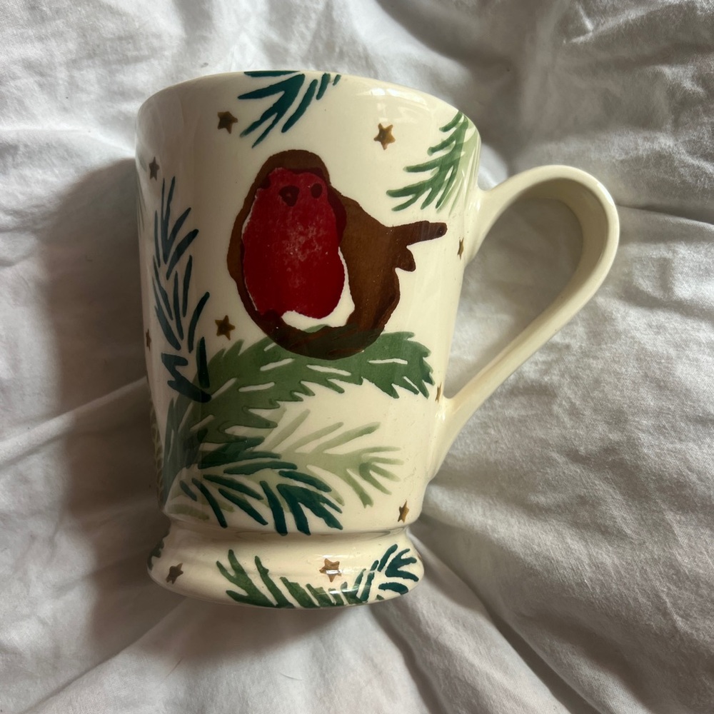 Emma Bridgewater Robin Christmas Cocoa mug
